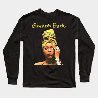 Special Present Erykah Badu Music Gifts For Fan Long Sleeve T-Shirt